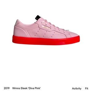 Adidas Womens Sleek “Diva Pink” 2019 model size 7